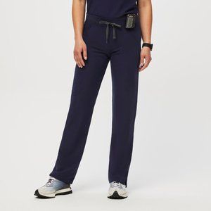 FIGS Kade Cargo Scrub Pants Navy Yoga Waistband Size XL
